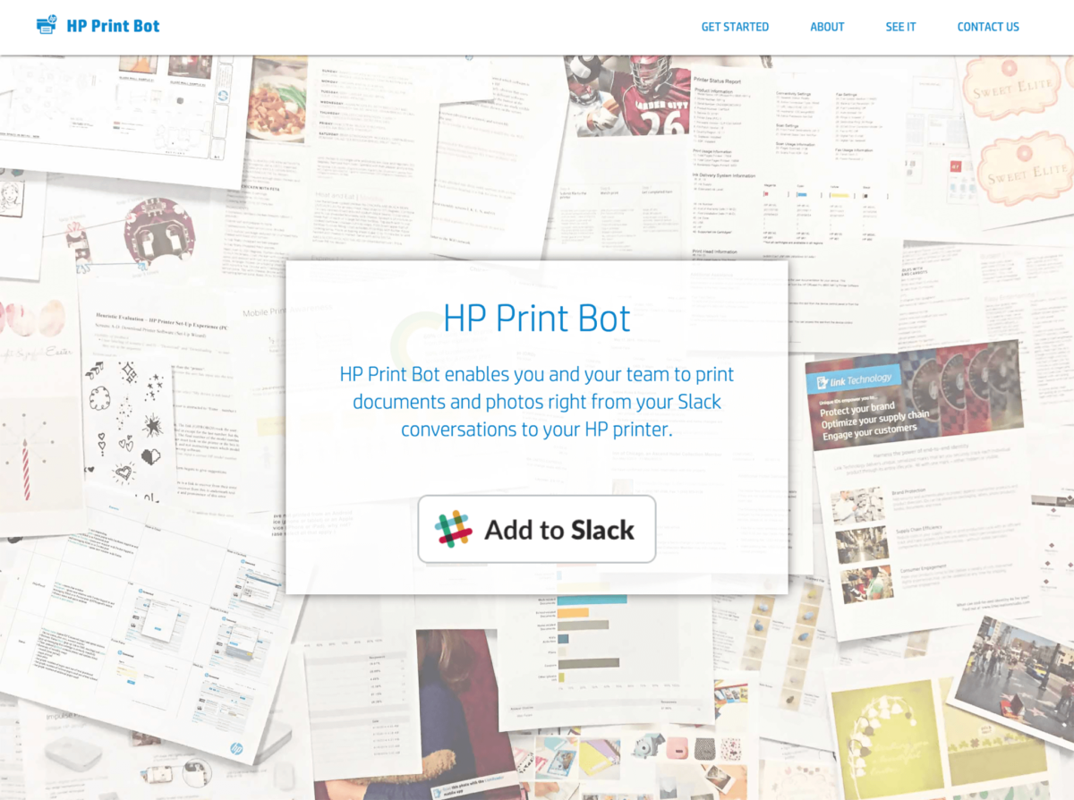 Bot Printers HP made a bot that lets you print directly from Slack conversations ...